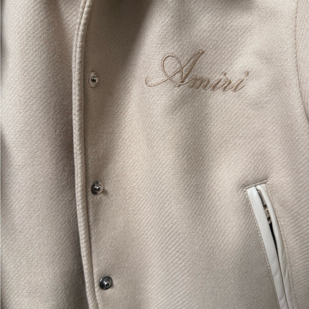 Amiri nude bones jacket